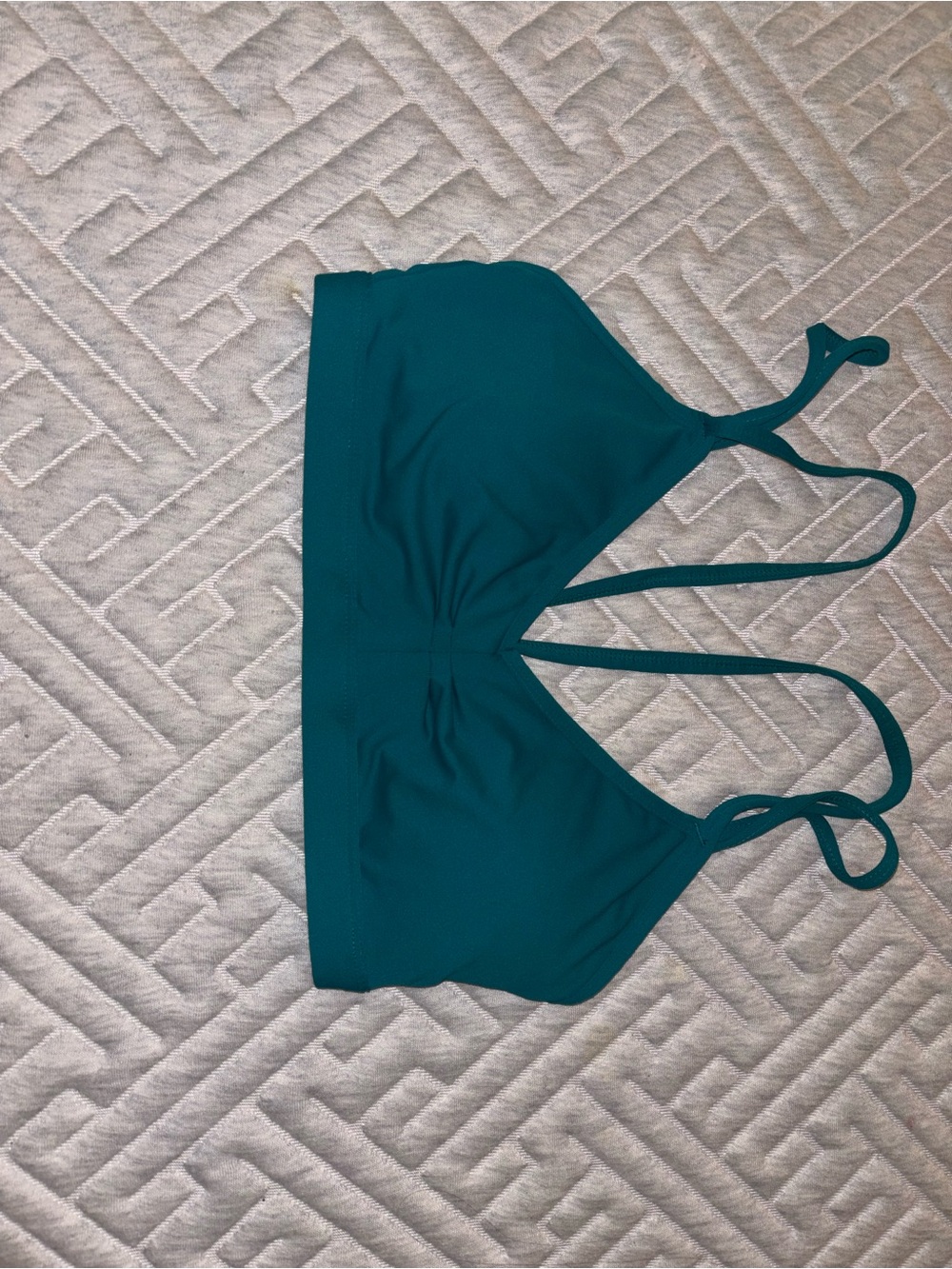 Fabletics Teal Strappy Bralette